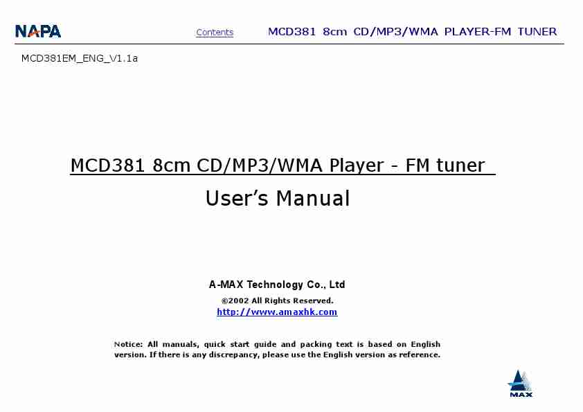 AMAX Tech Stereo System MCD381-page_pdf